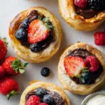 Vegan Pains Au Chocolat With Berries & Chantilly Cream