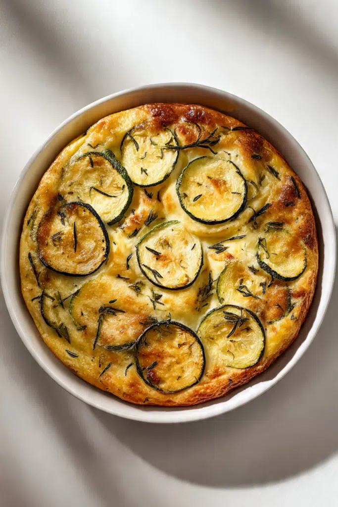 Zucchini and Bacon Savoury Impossible Pie