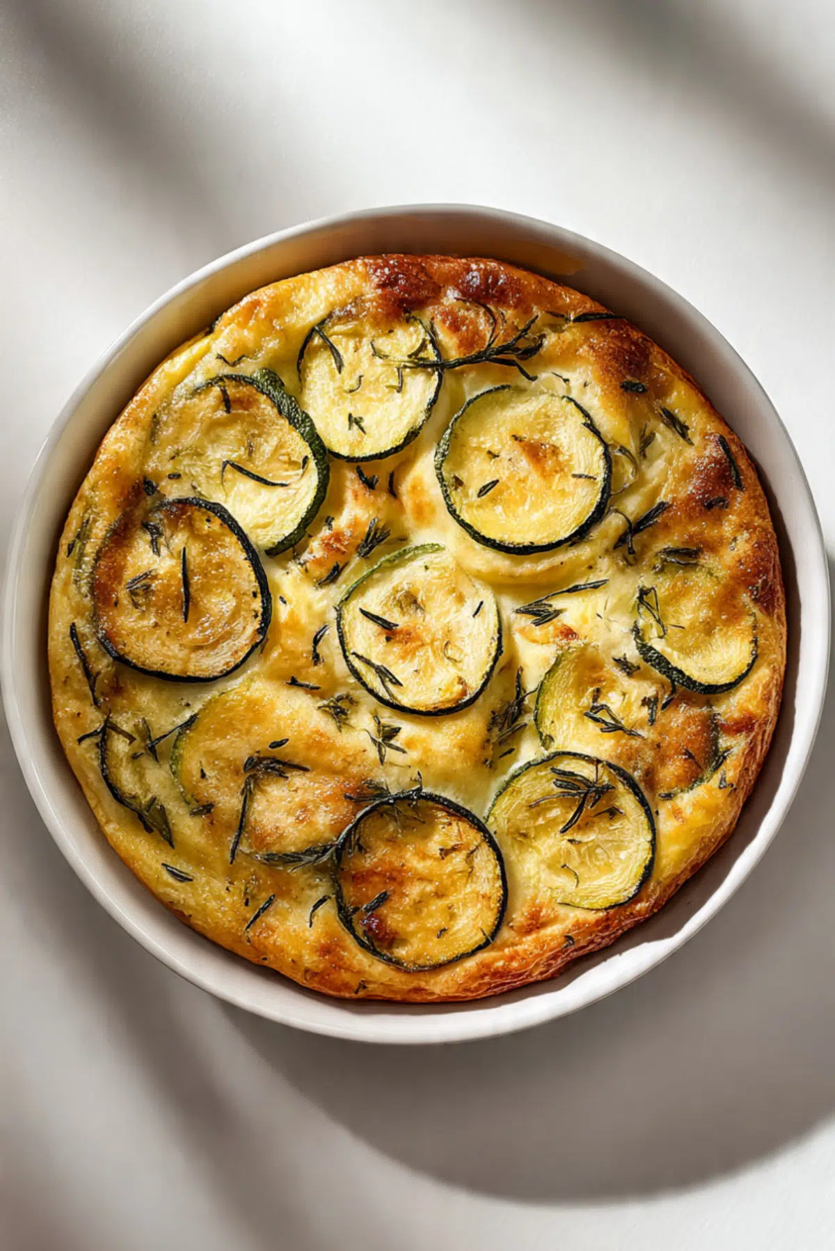 Zucchini and Bacon Savoury Impossible Pie