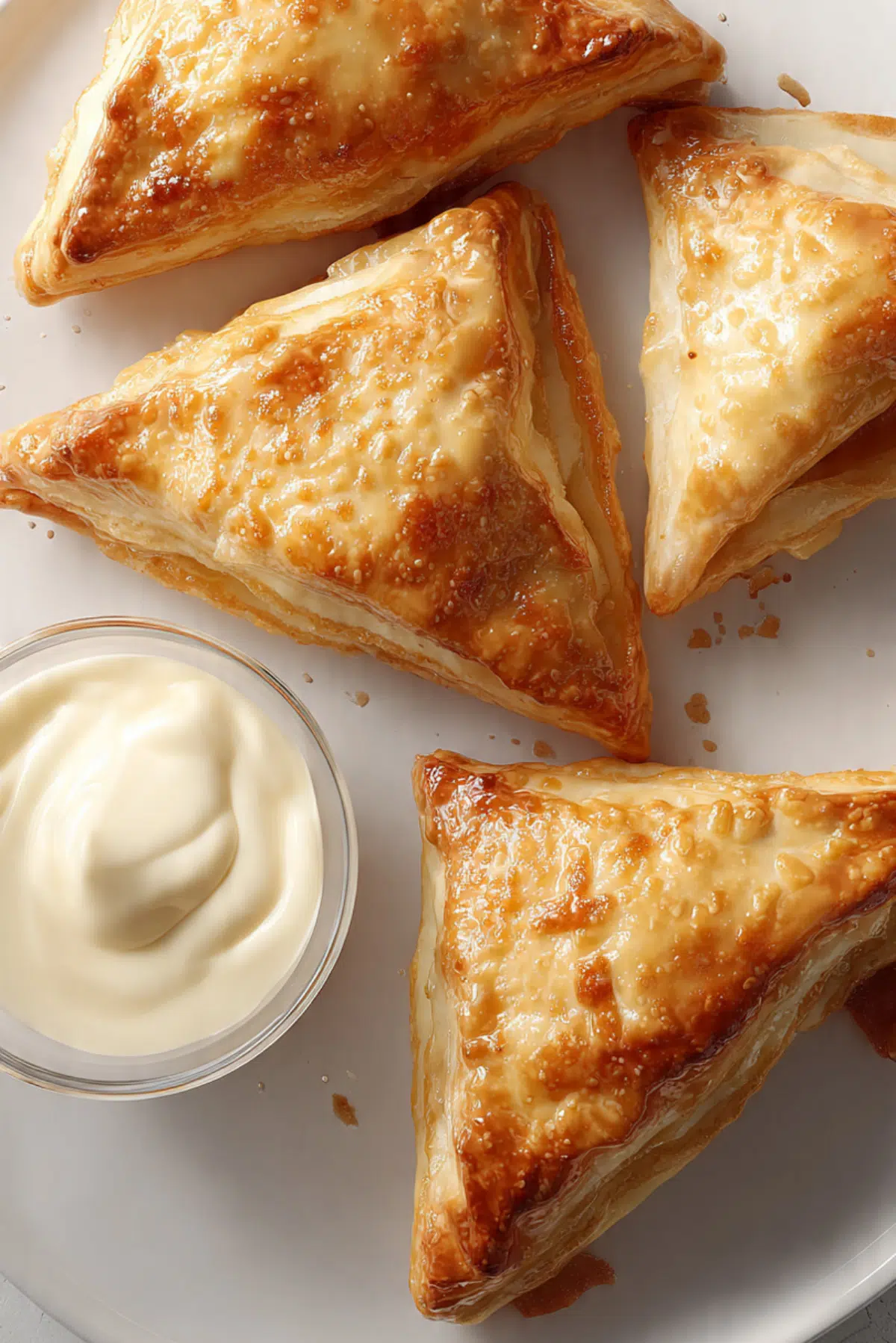 Apple Turnovers with Cream Filled Option
