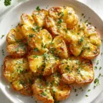 Garlic Butter Smashed Potatoes