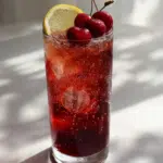 Sparkling Cherry Pie Tea Mocktail