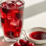 Cherry Tea with Homemade Syrup