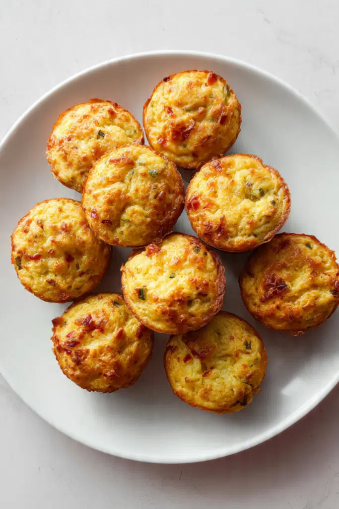 Mini Savoury Impossible Pie Muffins