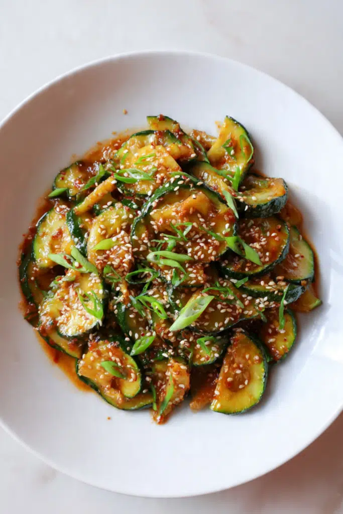 Spicy Asian Zucchini