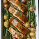 Sheet Pan Honey Mustard Salmon