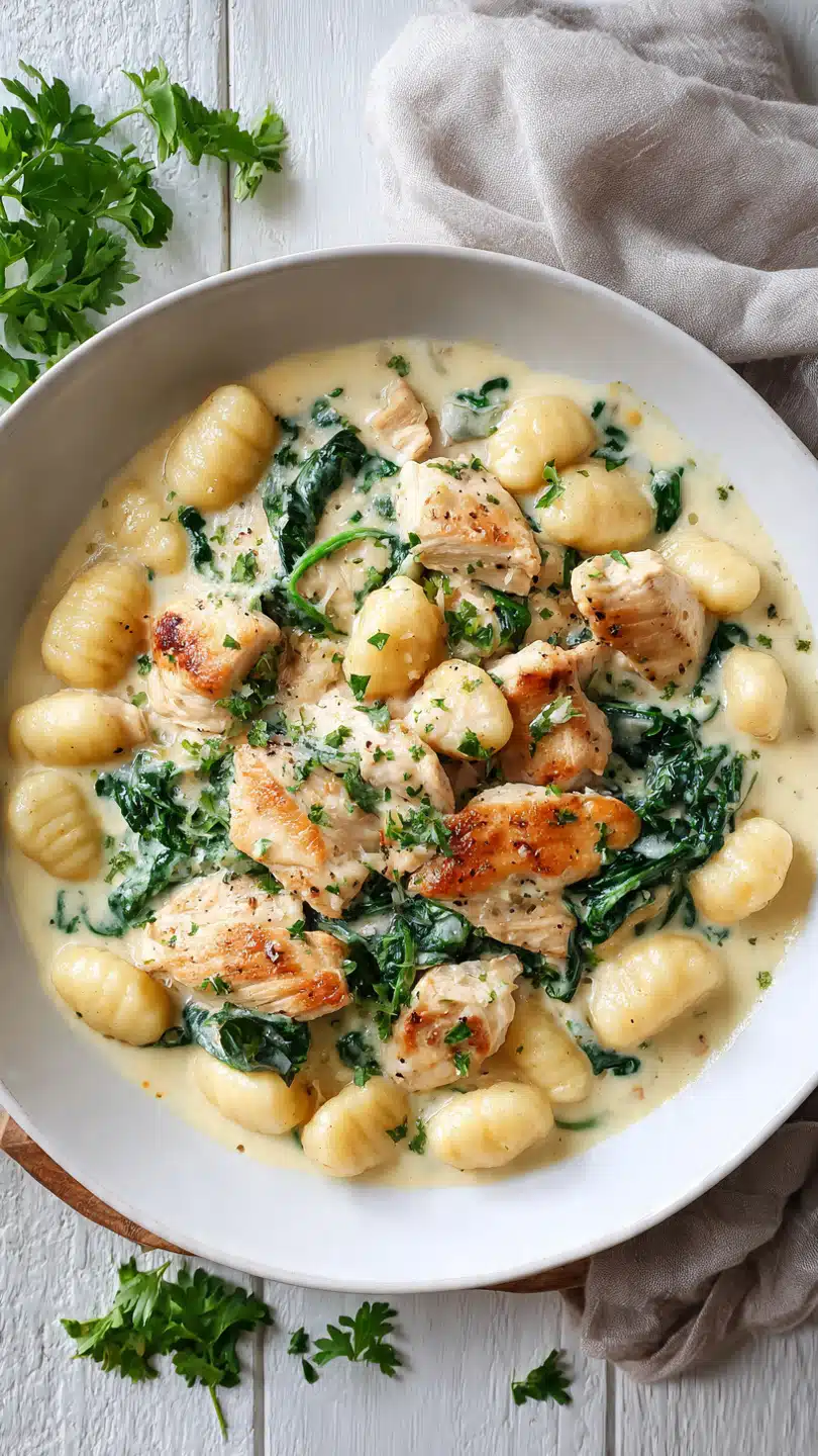 Garlic & Parmesan Chicken Gnocchi