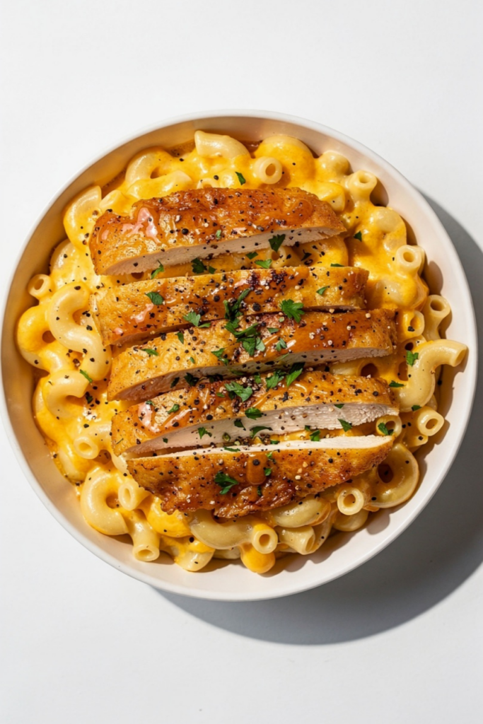 Honey Pepper Chicken Mac and Cheese