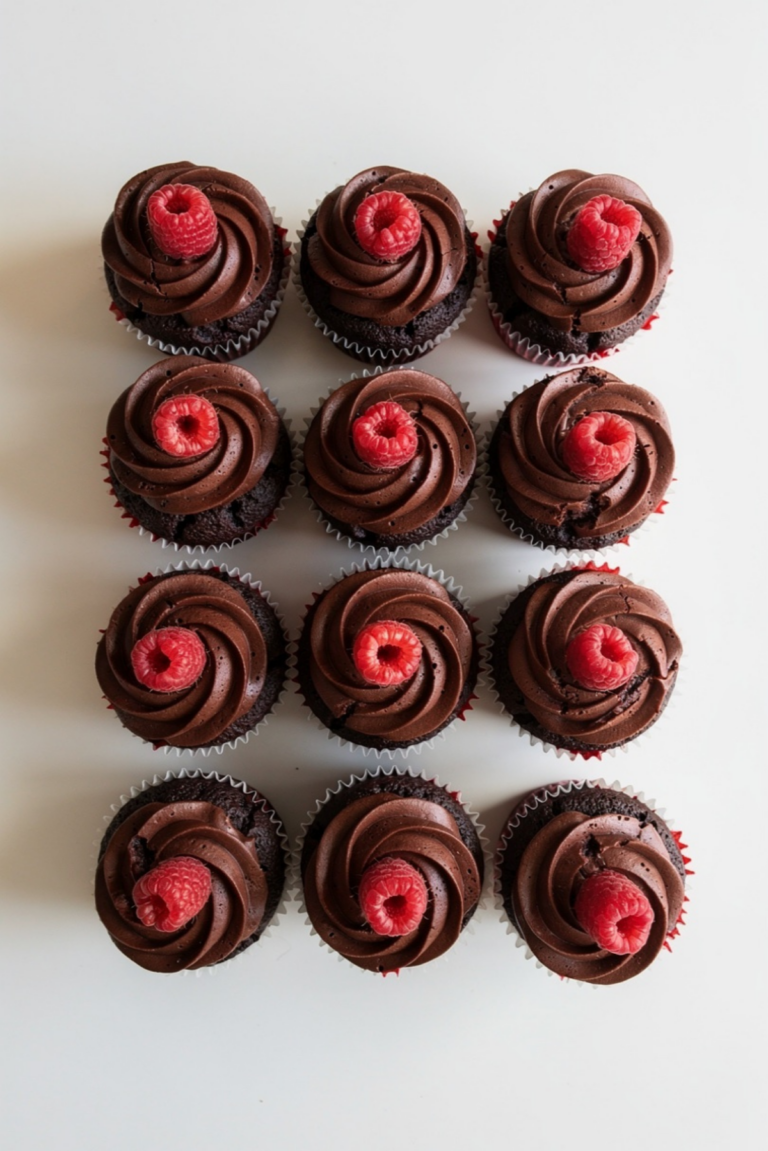 Chocolate Raspberry Cupcakes Recipe
