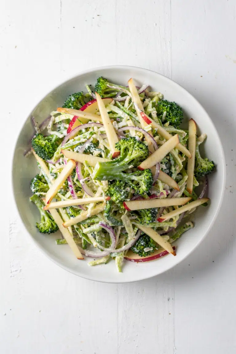 Shredded Broccoli & Apple Slaw