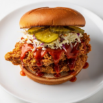 Baked Nashville Hot Chicken Sandwich with Honey Recipe