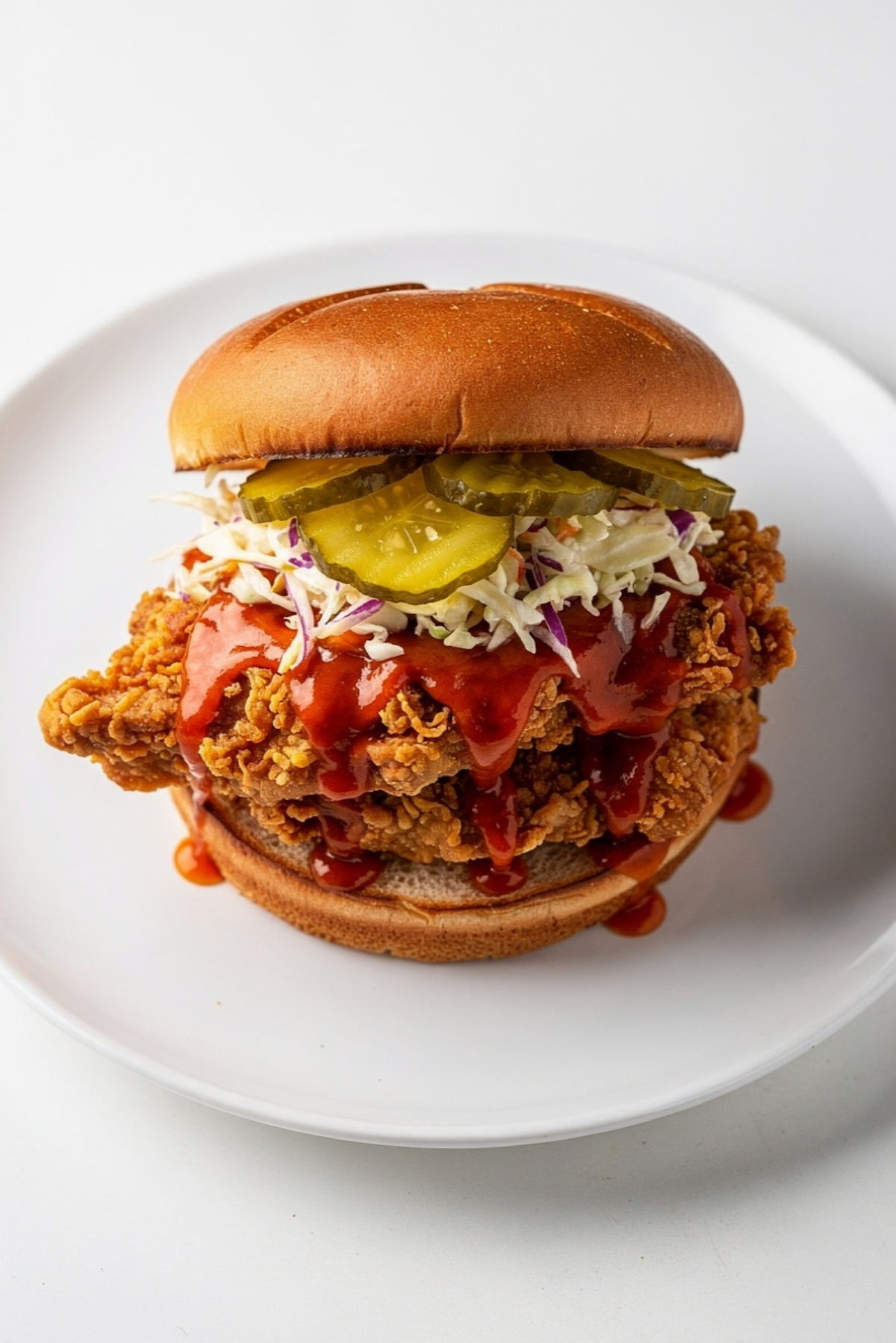 Baked Nashville Hot Chicken Sandwich with Honey Recipe