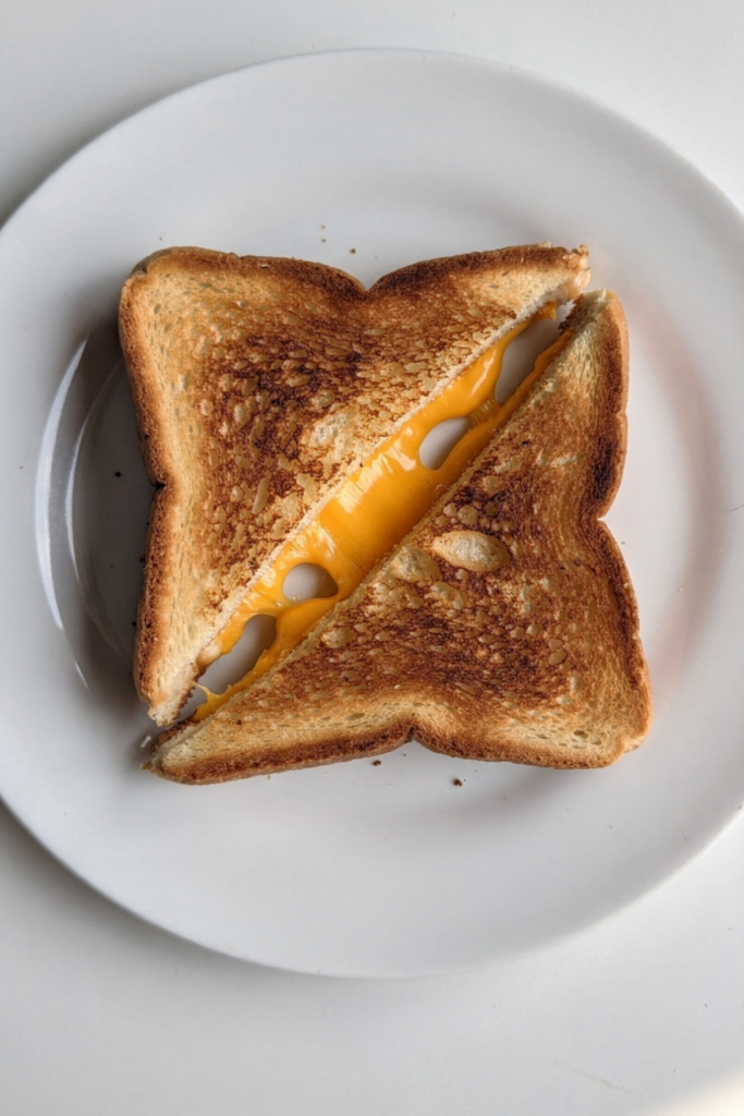 Microwavable Grilled Cheese