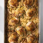 One-Pan Roasted Chicken and Noodle Bake