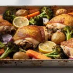 One Pan Baked Chicken & Veggies