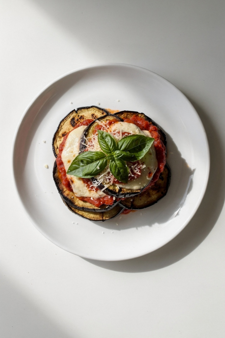 Eggplant Parmesan Stacks