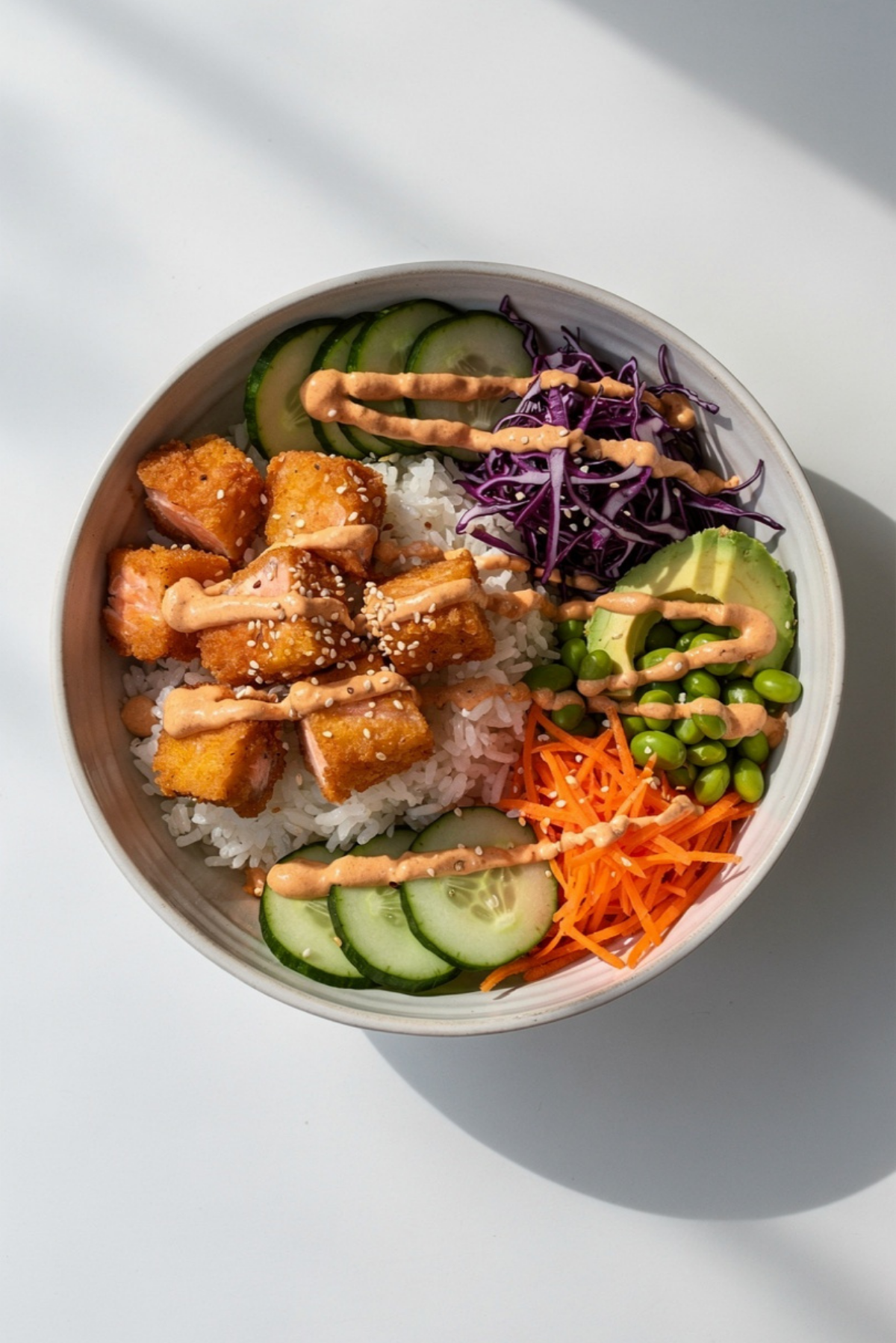 Crispy Salmon Bowls