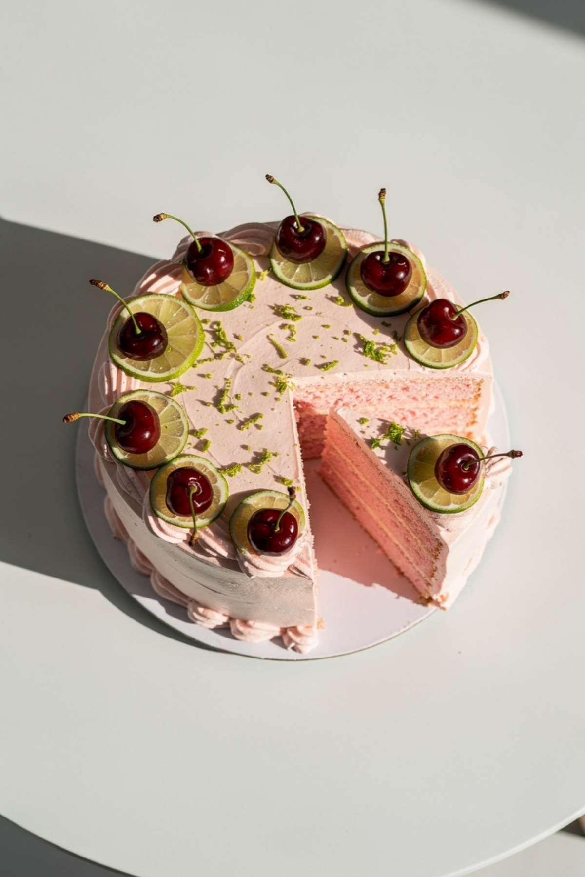 Cherry Limeade Cake