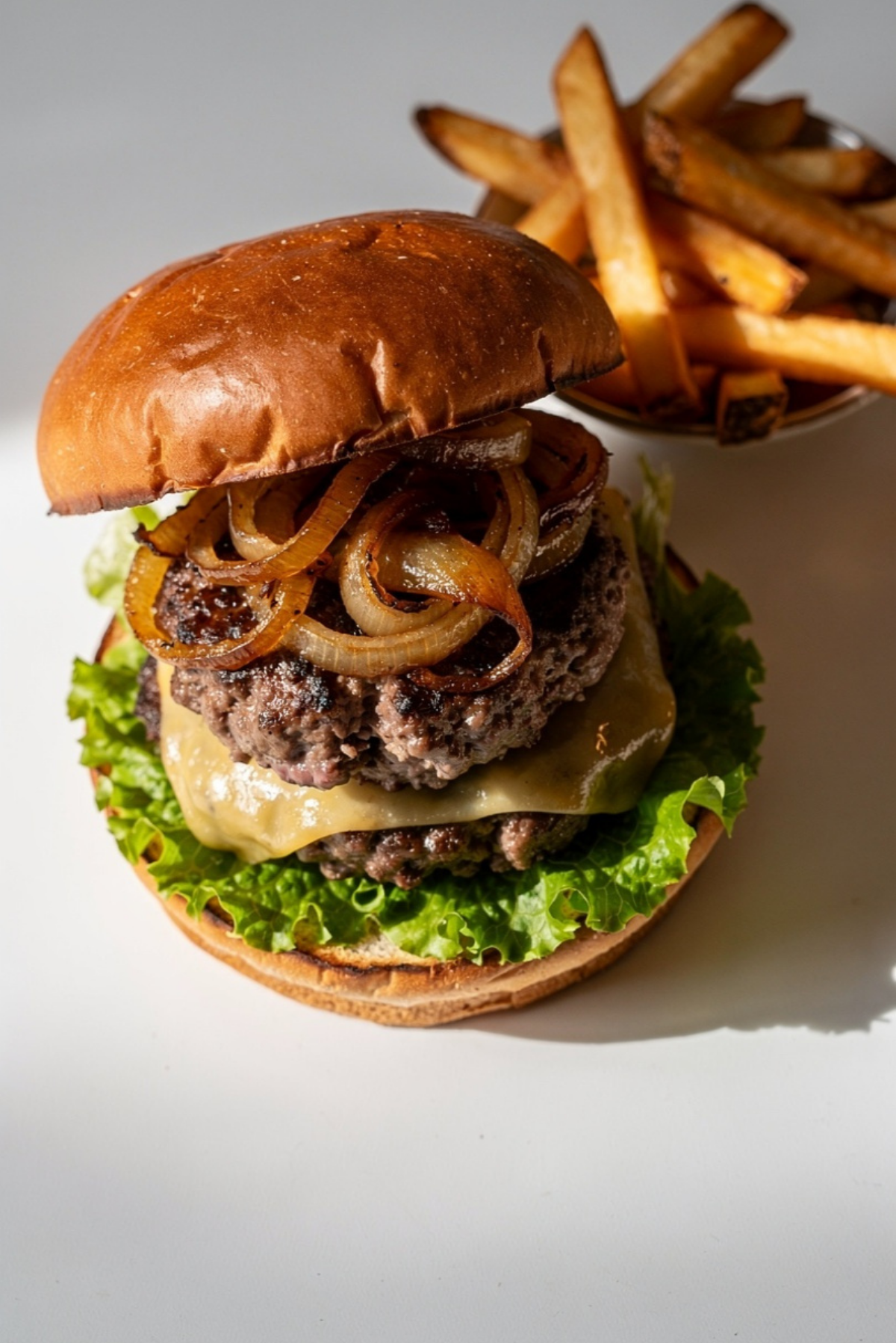 Caramelized Onion Burger