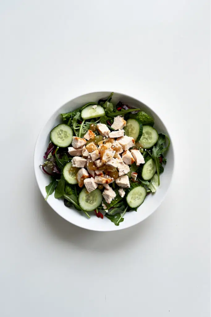 Chicken & Cucumber High Protein Salad