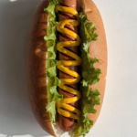 Classic Spiral-Cut Hot Dogs with Lettuce and Mustard