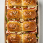 Cheesy Baked Italian Grinder Sliders Recipe