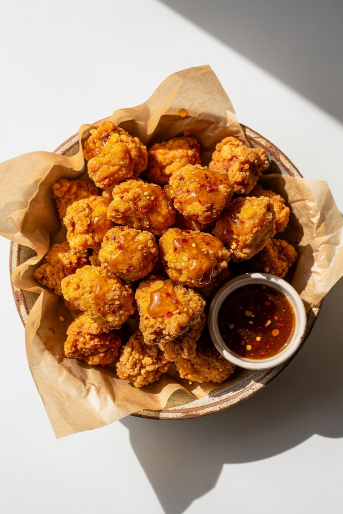 Hot Honey Popcorn Chicken