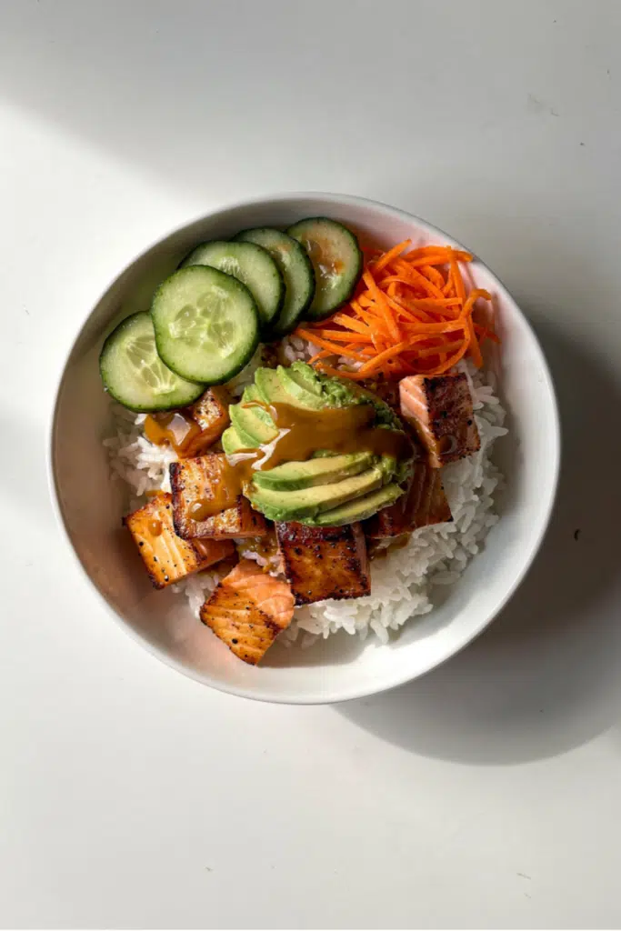 Crispy Salmon Bowls