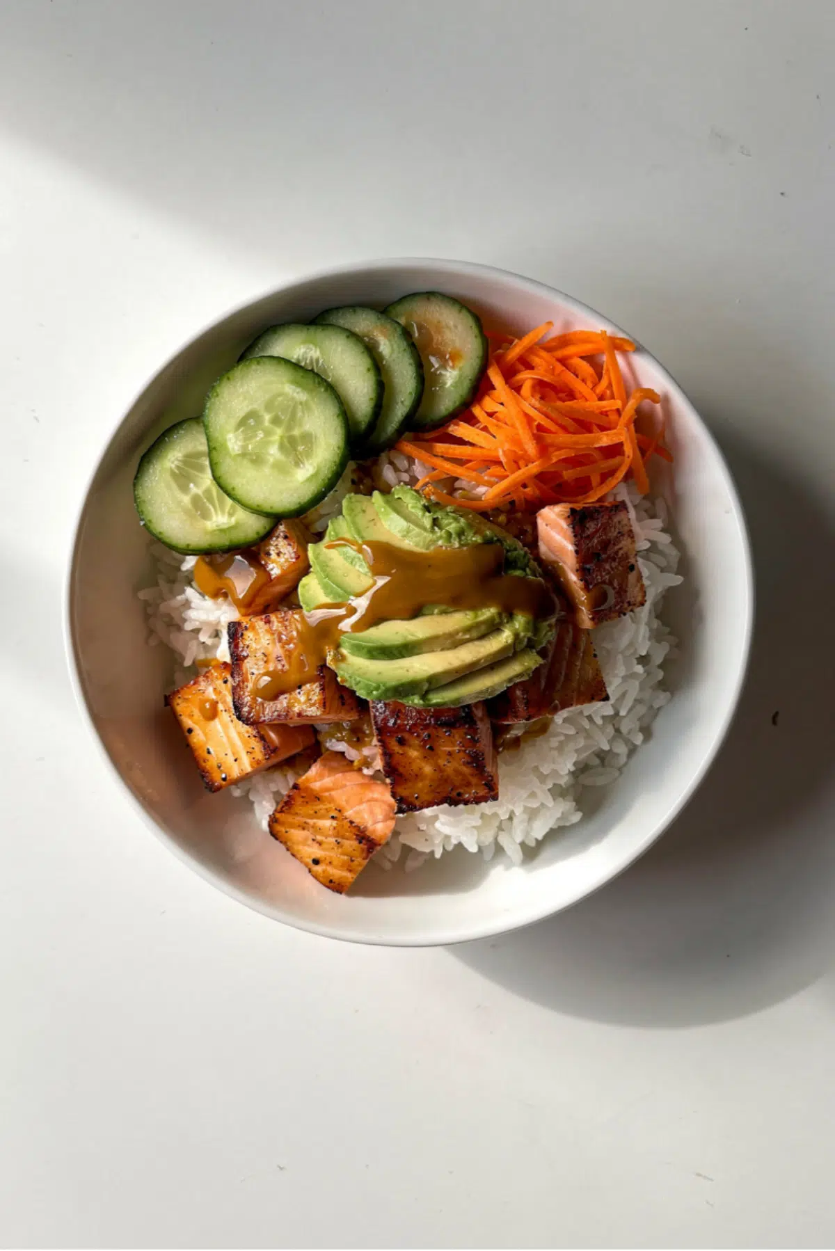 Crispy Salmon Bowls