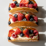 Fruity Vintage Cheesecake Tacos