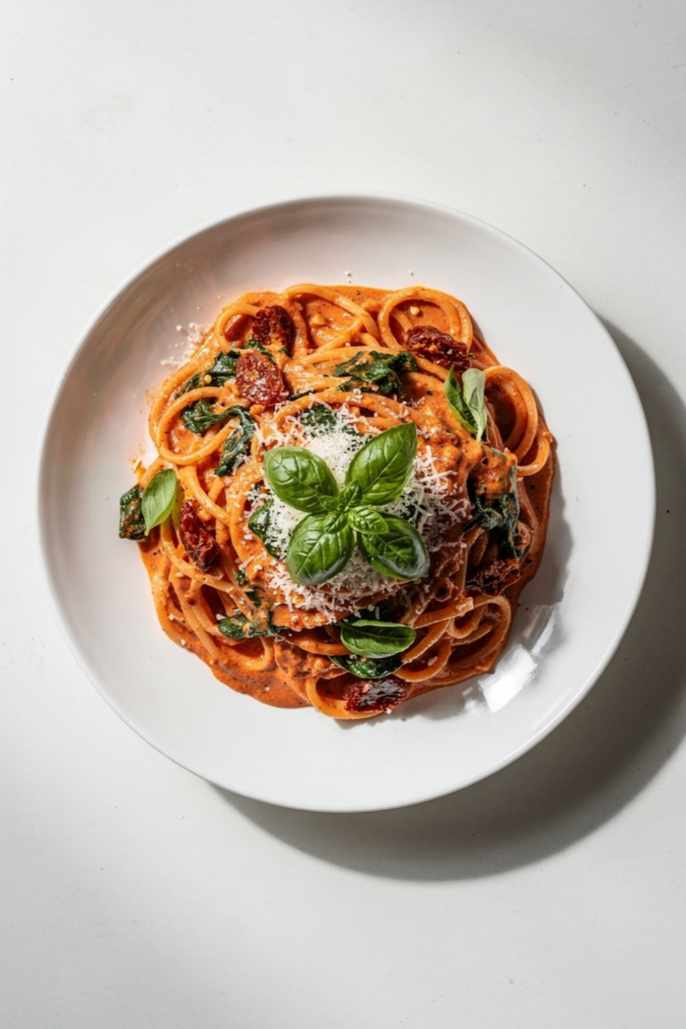 One-Pot Sun-dried Tomato Pasta